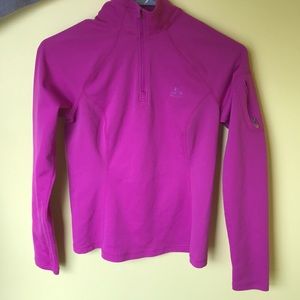 Pink nike quarter zip